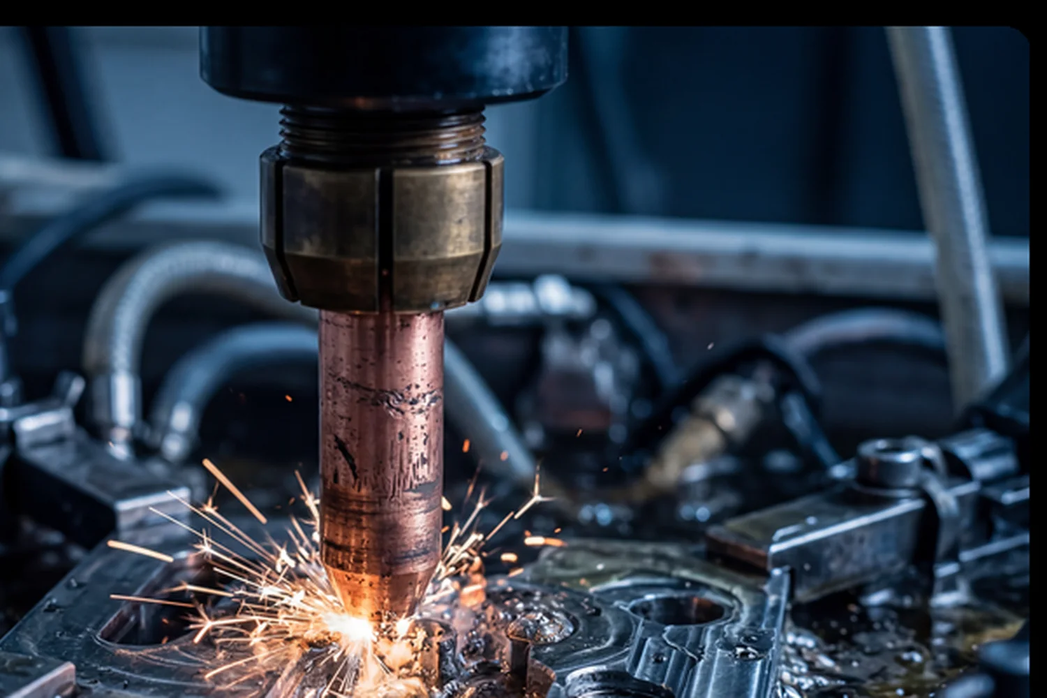 Representative electrical discharge machining process