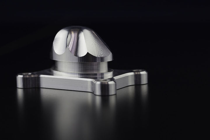 Aluminum CNC machining material sample