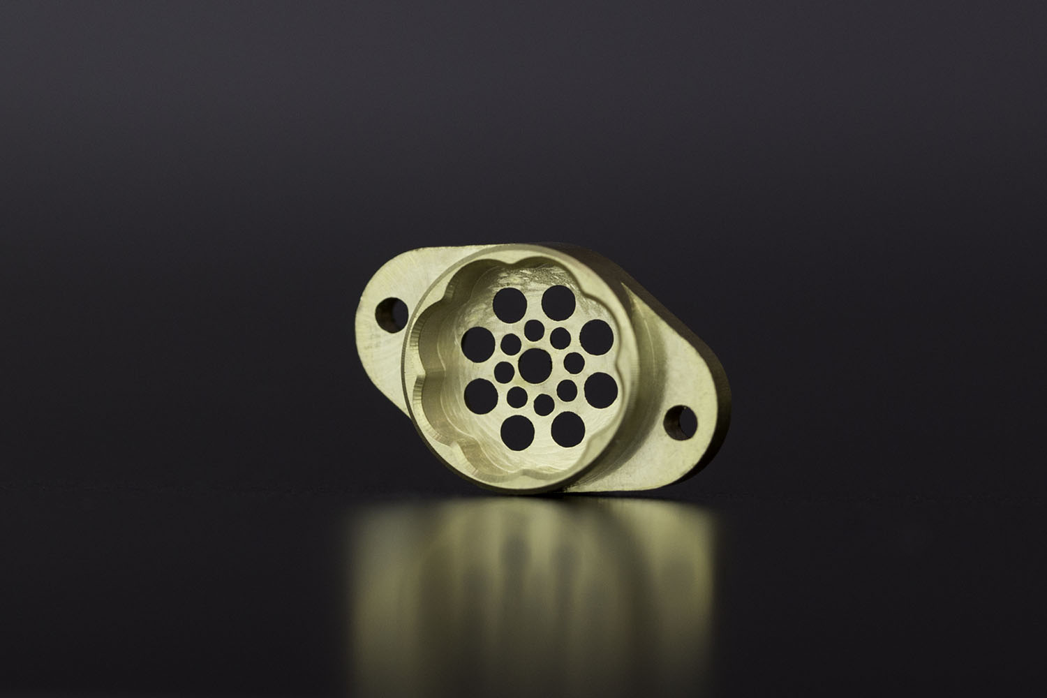 Brass CNC machining material sample
