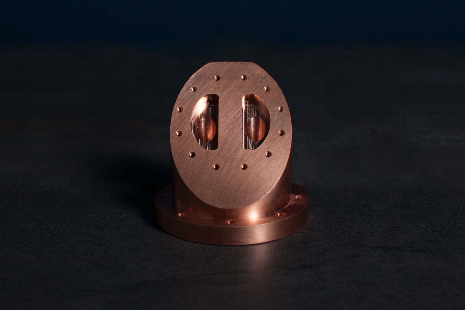 Copper CNC machining material sample
