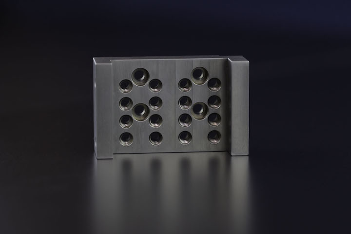 Steel CNC machining material sample